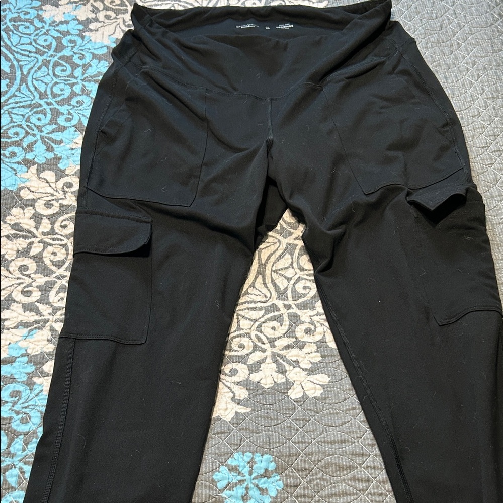 Old Navy Cargo Leggings high rise power press Size Xl